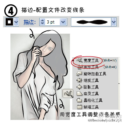 ps如何把人像变成漫画？简笔画方法介绍